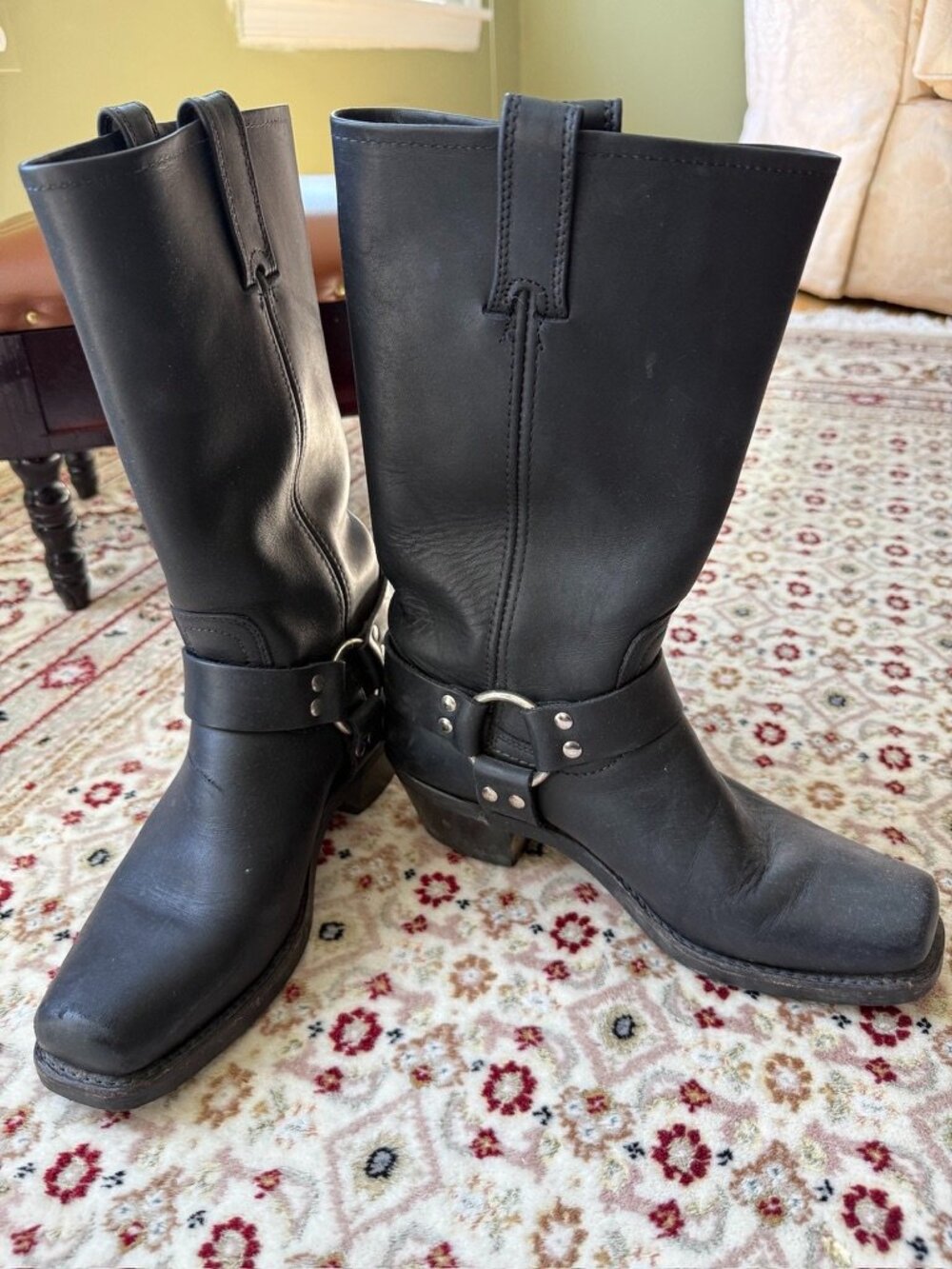 FRYE 12R Harness Boots, size 8.5